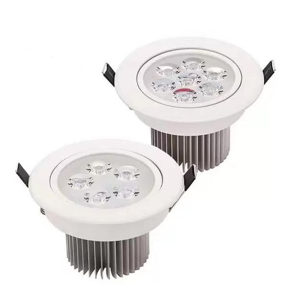6 pcs/lot 3 W 5 W 7 W LED plafonnier spot AC110V 220 V variateur lampe LED downlights LED plafonnier Dimmable