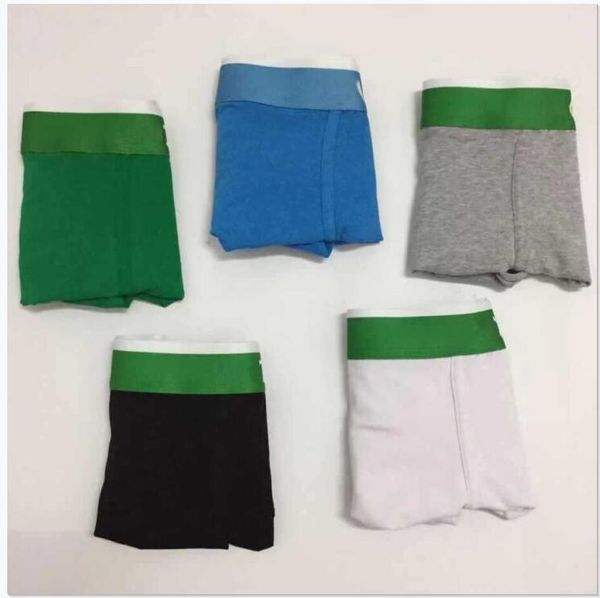 6 pcs/lot haute qualité vert hommes sous-vêtements boxeurs confortable coton Sexy hommes sous-vêtements boxeurs Shorts Cueca Masculina boxeurs