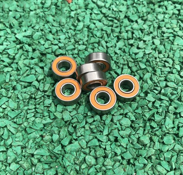 50 pcs/lot SMR148-2RS SMR148 2RS RS 8x14x4mm ABEC-7 acier inoxydable hybride si3n4 roulement à billes en céramique moulinet de pêche roulements 8*14*4mm