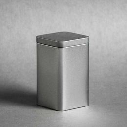 6 stks / partij Square Mini Tea Candy Tin Box Home Metal Sealed Opbergdozen Cookie Cans Keuken Kruiden Jar Coin Organizer Draagbaar