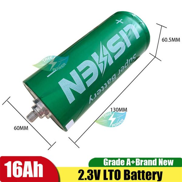 6 pièces LTO 2.5V 16Ah 18Ah batterie d'origine Grade A 2.3V 2.4V Lithium Titanate cellule bricolage 12V 24V 48V batterie solaire camping-cars