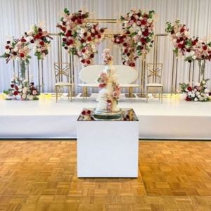 6pcs luxe décoration de mariage cadre décors fleur arc grand événement scène bannière signe étagère ballon artificiel canapé meubles dentelle ceinture accessoires d'affichage