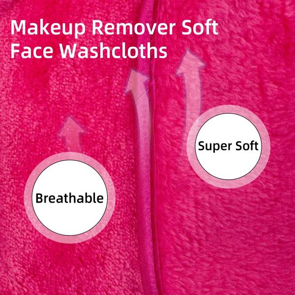 6pcs Makeup Rescover Pads Reutilisables PADS MAVALUP MALANT MICROFIBER FACIAL FACE Nettoyeur Nettoyage Sinèces Skincare Beauty Tools