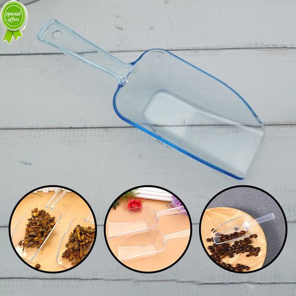 6 pièces Mini pelles à glace en plastique pelle transparente pelle à glace pour bonbons Dessert Grain Bar Buffet cuisine Gadget outil de cuisine