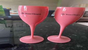 6pcs oranje plastic champagne fluiten acryl feest wijn coupes glas VCP champagne fluts goblet plastic veuve cups l2206244346651