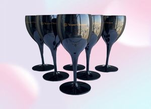 6 stks Oranje Wijn Party Champagne Coupes Glas VCP Fluiten Beker Champage Ice Imperial Plastic Veuve Clicquot Cups7761762