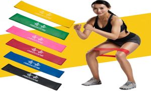 6pcs Weerstand Loop Bands Mini Band Cross Fit Strength Fitness Gym Oefening Mannen en Women Legs Arms Yoga Workout Bands1102838