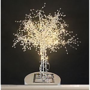 6 PCS Romantique De Luxe Décoration De Mariage Centres De Table Arche De Fleurs Cristal Arbre Lumière Scène Anniversaire Fête Bienvenue Passerelle Route Plomb Décors Accessoires