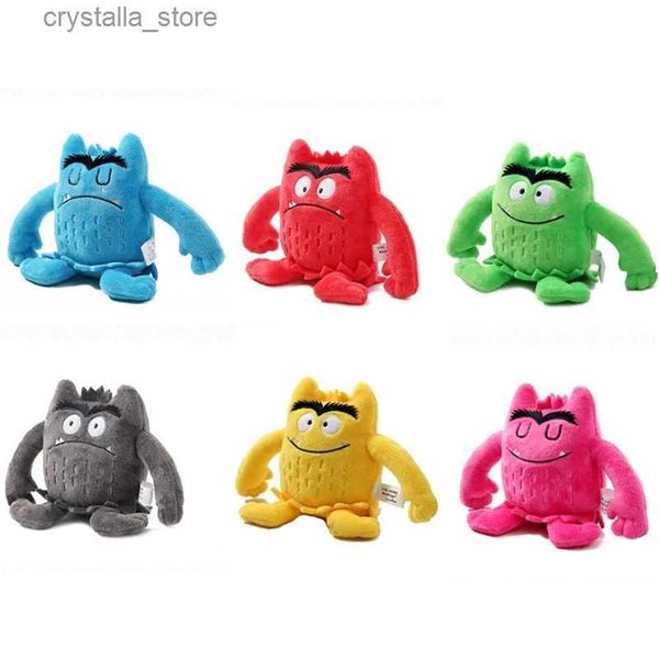 6 unids / set Color Monster Muñeco de Peluche Peluche Bebé Apaciguar Coulor Emociones Plushie Juguete de Peluche Para Niños Niños Cumpleaños Regalos de Navidad L230518