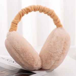 Cache-oreilles en peluche douce pour hommes et femmes, 6 pièces, cache-oreilles chauds d'hiver, à la mode, couleur unie
