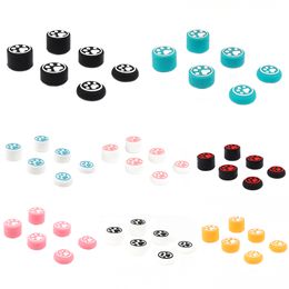 6pcs duim stick grip caps voor Switch Pro voor PS4/Xbox One Anti Slip Silicone Thumb Stick Grip Cover Cat Paw Game Accessoires