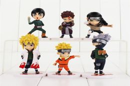 6PCSlot Figuur speelgoed Itachi Gaara Kakashi Shikamaru Sasuke Yondaime Neji Pain Deidara Sasori Cute Model Dolls MX2003196794736