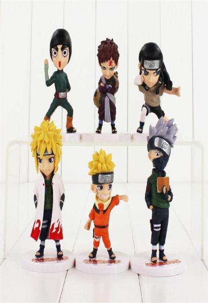 6PCSLOT Figure Toy Itachi Gaara Kakashi Shikamaru Sasuke Yondaime Neji Pain Deidara Sasori Migne Model Dolls MX2003197756258