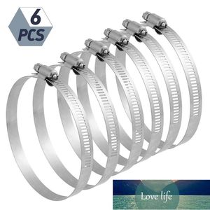 6 pièces en acier inoxydable collier de serrage entraînement collier de serrage anneau cerceau Clip pour étanchéité tuyau matériel accessoires prix usine expert