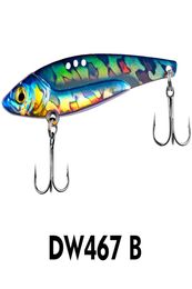 6pcsset 5g7g12g17g20g Model Metalen VIB Vissen Lokt Crankbait Zinken Harde Aas Bass Fish Tackle5584238