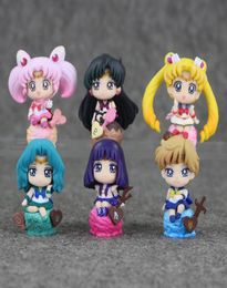 6PCSSet Anime Action Figure Speelgoed Kleine Dame Kwik Mars Jupiter Venus Uranus Neptunus Saturn PVC Model Pop X05033054119