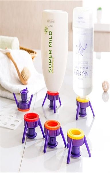 Juego de 6 botellas de bebida, Kit de tapa con soporte, fácil de verter, Kit de vaciado de botellas de líquido grueso con 6 adaptadores 2207144518147