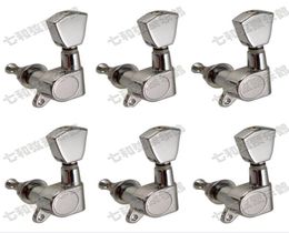 6pcsset Accesorios de guitarra para cadenas de guitarra eléctrica Button Pegs Keys Tuner Machine Heads Partes de guitarra2945805