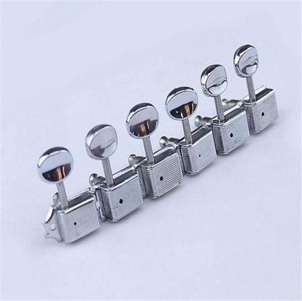 Accesorios de guitarra de 6pcset para cadenas de guitarra eléctrica Botones Pegs Keys Máquina de sintonizador Vintage Partes de guitarra1401799