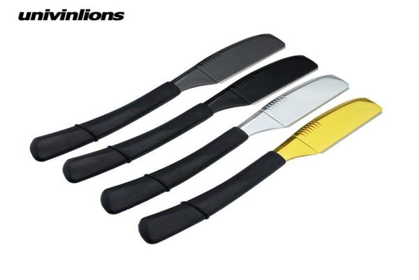 6Quotunivinlions Blades argentés Gold Razor Stick pour hommes Femmes Barber Rasage Couteau Spring Design Barb Face Underarm Bo4330983