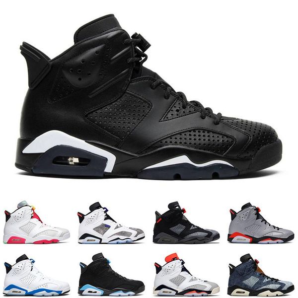 6s hombres zapatos de baloncesto negro gato liebre tinker infrarrojo pedernal dmp oliva para hombre entrenador zapatillas deportivas