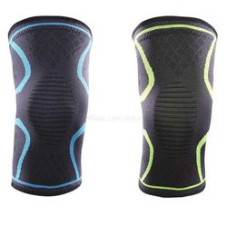 6 maten mode sport siliconen antislip kniebeschermers gebreide elastci compressie beensteun mouw voor mannen vrouwen tiener fietsen outdoor fitness