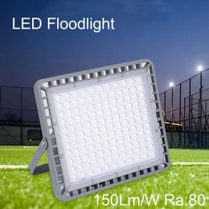 6e génération 150lm / w RA80 Vilants d'inondation ultra-minces 100W 200W 300W 400W Stadium Filds Flood IP67 Éclairage imperméable pour les quais de jeu CRESTECH168