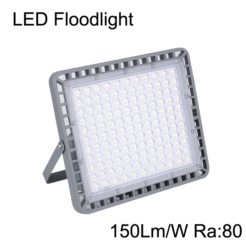 6th Generation 150Lm/W Ra80 Ultra-thin FloodLights 100W 200W 300W 400W Stadium Flood Lights IP65 Waterproof Lighting Fixture for Playgrounds Dock usastar