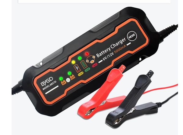 Onduleur 6v/12v5a, charge de batterie de voiture, moto, chargeur au plomb