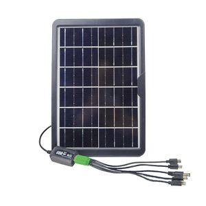 Panneau solaire 6V 6W 1A 5pcs Système portable en plein air USB pour chargeurs de téléphonie mobile avec régulateur du stabilisateur Voltageg 240508