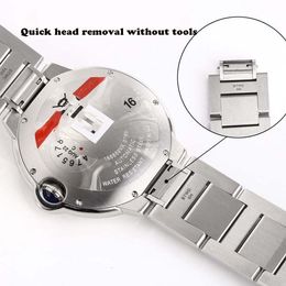 6V Femmes de haute qualité Watch Designer Blue Balloon Series Watches Automatic Mechanical Fashion Watchs Style Watch Men's Watch Retirez la sangle rapidement 33 mm 42 mm 54