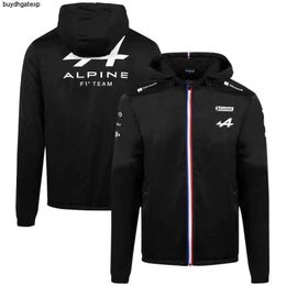 6v9t 2023 Chaquetas de moda para hombre de Fórmula Uno Escudo F1 Racing Team Nuevo sitio web oficial Alpine Hooded Outdoor Motorcycle Sports Primavera Otoño