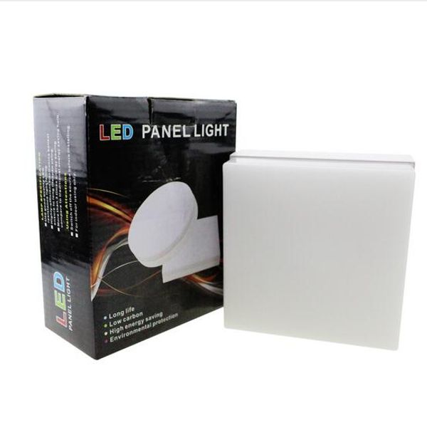 Panel de luz LED de 6W, 12W, 18W, 24W, montado en superficie, luces empotrables, luminaria, lamparas, luz led para sala de estar, balcón, cocina