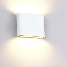 6W 12W EXTERIOR IP65 Lámpara de pared IP65 6W/12W Luz de pared LED Lámpara de pared de aluminio de doble cabeza moderna
