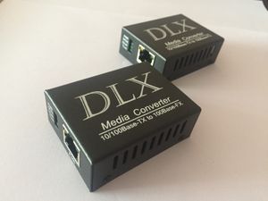 6x4.2x2.2cm Super Mini Maat 10/100 M Fiber Media Converter Multi-Mode SC Single-Fiber 2km IP-camera naar glasvezelzender en ontvanger