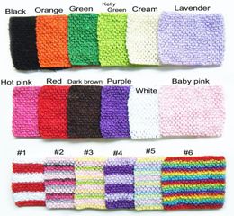 6x6 pulgadas de pequeño tamaño Corchet Tube Tutu Tops Crochet Pettiskirt Tutu Tops Colores mixtos8497898