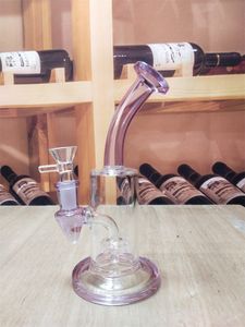 7.1 inch Purple Hookah Waterpijp Mini Glas Tobacco Bong Beker Base Bubbler 14mm Kom