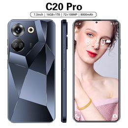 C20 PRO 7,3 inch Android-smartphone Waterdicht Stofdicht Schokbestendig 8000 mAh WIFI Dubbele camera Alles-in-één 256 GB 512 GB 1 TB ROM 8 GB 16 GB RAM Mobiele telefoon