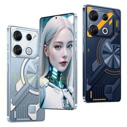 7.3 inch GT10Pro mobiele telefoons smartphone camera 12GB 512 GB RAM FACE Full Screen Smart Computer Smartphones Tabel Android 12 Mobiele telefoon HD Display Face Recognition