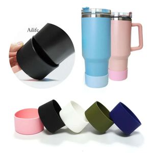 7,5 cm beschermende waterfles bodemmouw voor tumbler 40oz siliconen bumper laars cover en achtbaan 0418