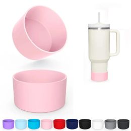 Couvercle de manche à fond en silicone de 7,5 cm pour aventure de tremblement de gobelet et flip à flux de glace 30 oz 20 oz bouteille d'eau 0424