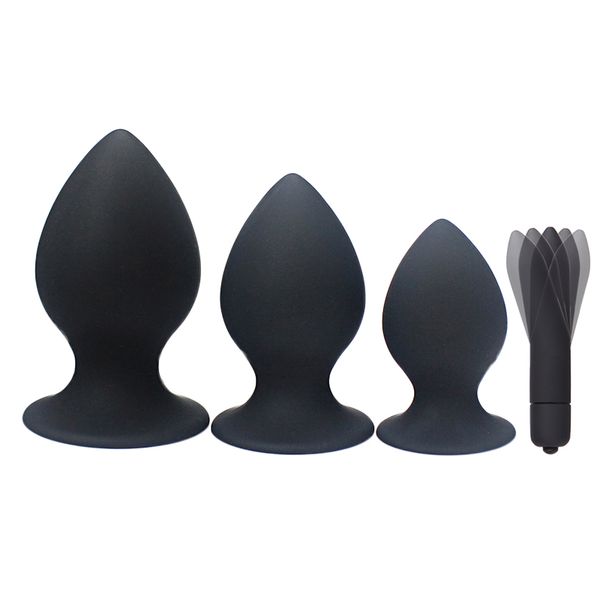 7/6/5 cm diamètre Super grande taille Plug Anal bout à bout jouets sexy pour hommes femmes énorme Silicone médical lisse pas de Vibration