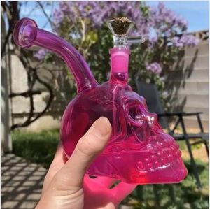 Dinosaure Verre Bong Narguilés Crâne Verre Tuyaux D'eau Barboteur Downstem Perc Avec 14mm bol capiteux Dab Rigs Chicha