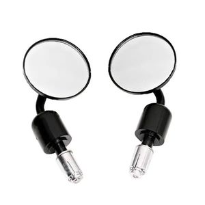 Miroirs d'examen de moto d'extrémité de guidon de pouce 22mm de 7/8 noirs pour Honda