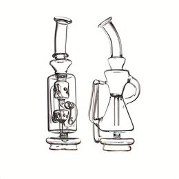 7,8 inch hoge kwaliteit helder glazen waterpijp glas bong dab rig roken accessoires voor puffco pf114