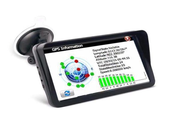 7 9 pouces camion de voiture GPS Navigator Screen Tamis Navigation MTK FM Bluetooth AV dans Sun Shade Visor EU US US AU6231842