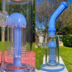 7.9 pouces verre conduites d'eau en verre capiteux bong narguilé bras arbre perc recycleur plates-formes pétrolières Dab avec 14 mm Banger