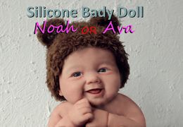 7 garçon Micro Preemie corps complet Silicone sourire bébé poupée Noah réaliste Mini Reborn Surprice enfants AntiStress 240304