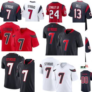 7 C.J. Stroud 31 Dameon Pierce 24 Derek Stingley Jr. 51 Will Anderson Jr. 15 Ka'imi Fairbairn 12 Nico Collins 10 Davis Mills 5 Jalen Pitre 13 Tank Dell Football Jersey Women