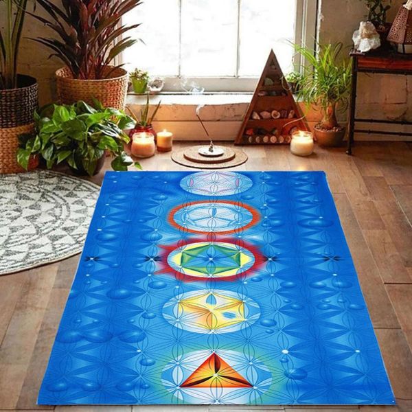 7 Chakra Bohemia Couverture Summer Plack Tail Yoga Mat Pad Home Textile